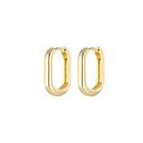 Yellow Gold Muse Hoops