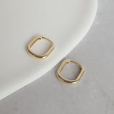 Yellow Gold Muse Hoops