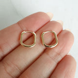 Yellow Gold Muse Hoops