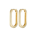 Yellow Gold Muse Hoops
