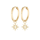 Yellow Gold My True North Earrings