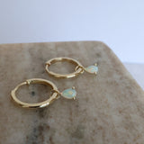 Yellow Gold Vesper Earrings